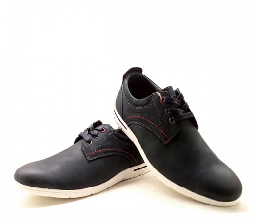 Zapatos Vicmart atar hombre azul